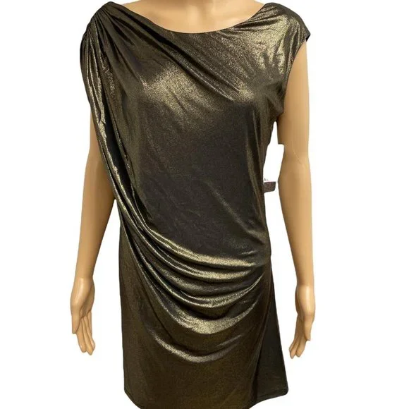 rose gold occasion dress Mila Evening Gown with Jewels